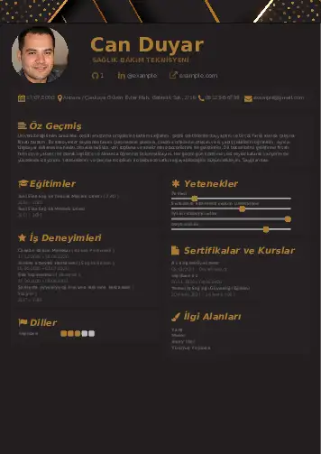 Hasta Bakıcı Cv Örnekleri cv indir